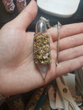 Crystal Stash Pendant Necklace