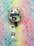 Panda Spoon Leash Badge Reels