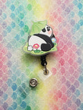 Panda Spoon Leash Badge Reels