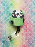 Panda Spoon Leash Badge Reels