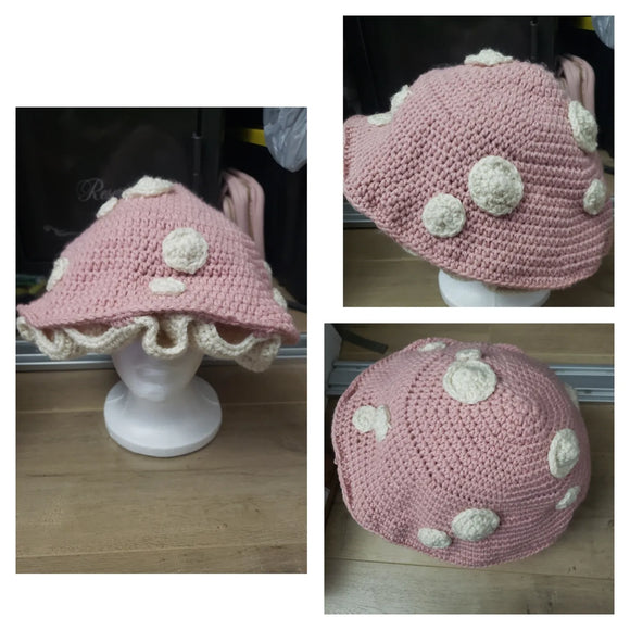 Pink Fairy Mushy Hat